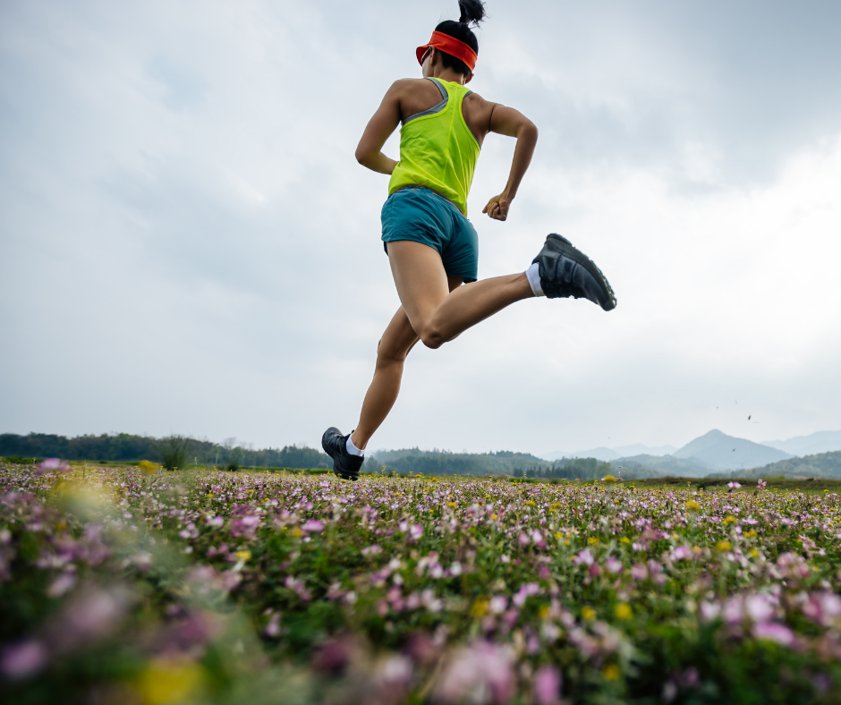 woman running